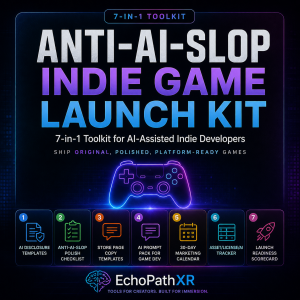 Anti-AI-Slop Indie Game Launch Kit