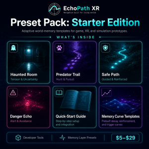 EchoPath Memory Layer — Preset Pack: Starter Edition